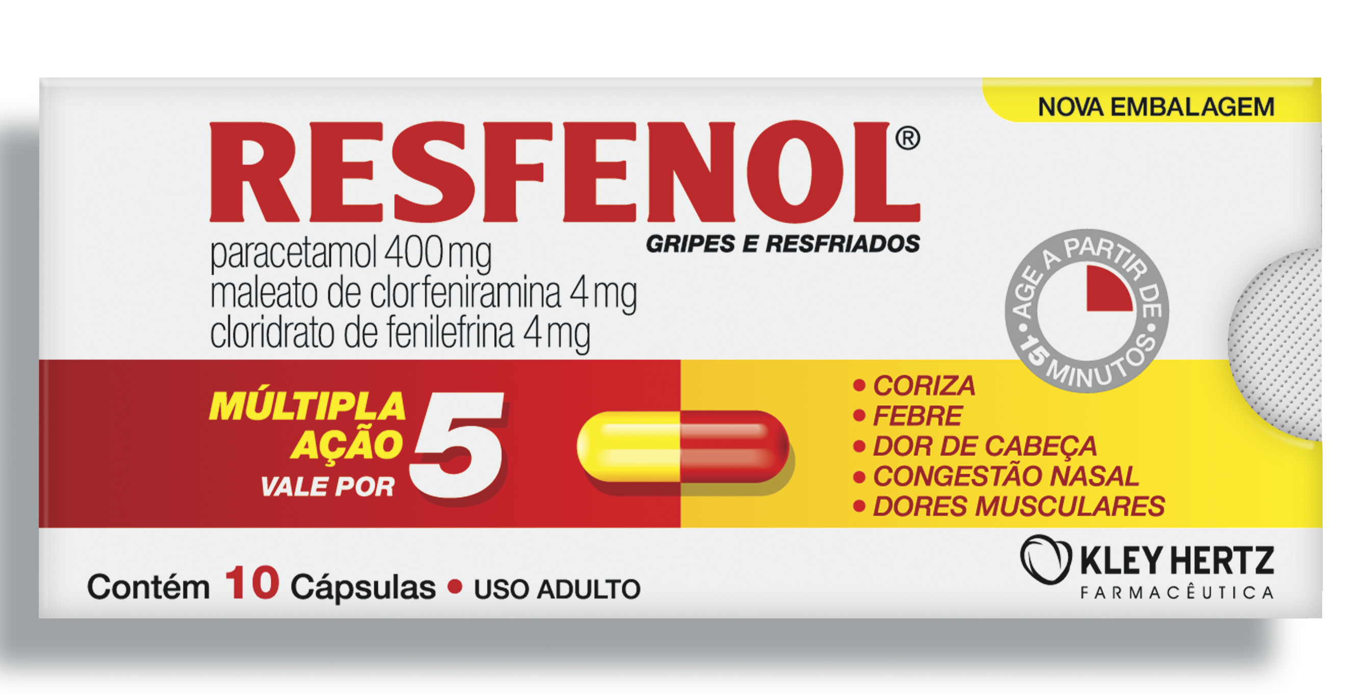 Resfenol 10 cápsulas