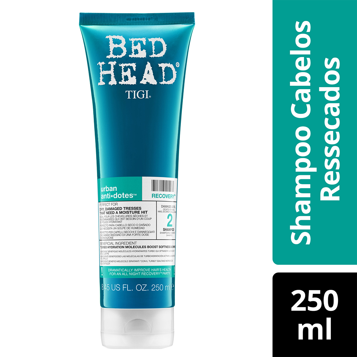 Shampoo Bed Head Urban Anti+dotes Recovery 250ml