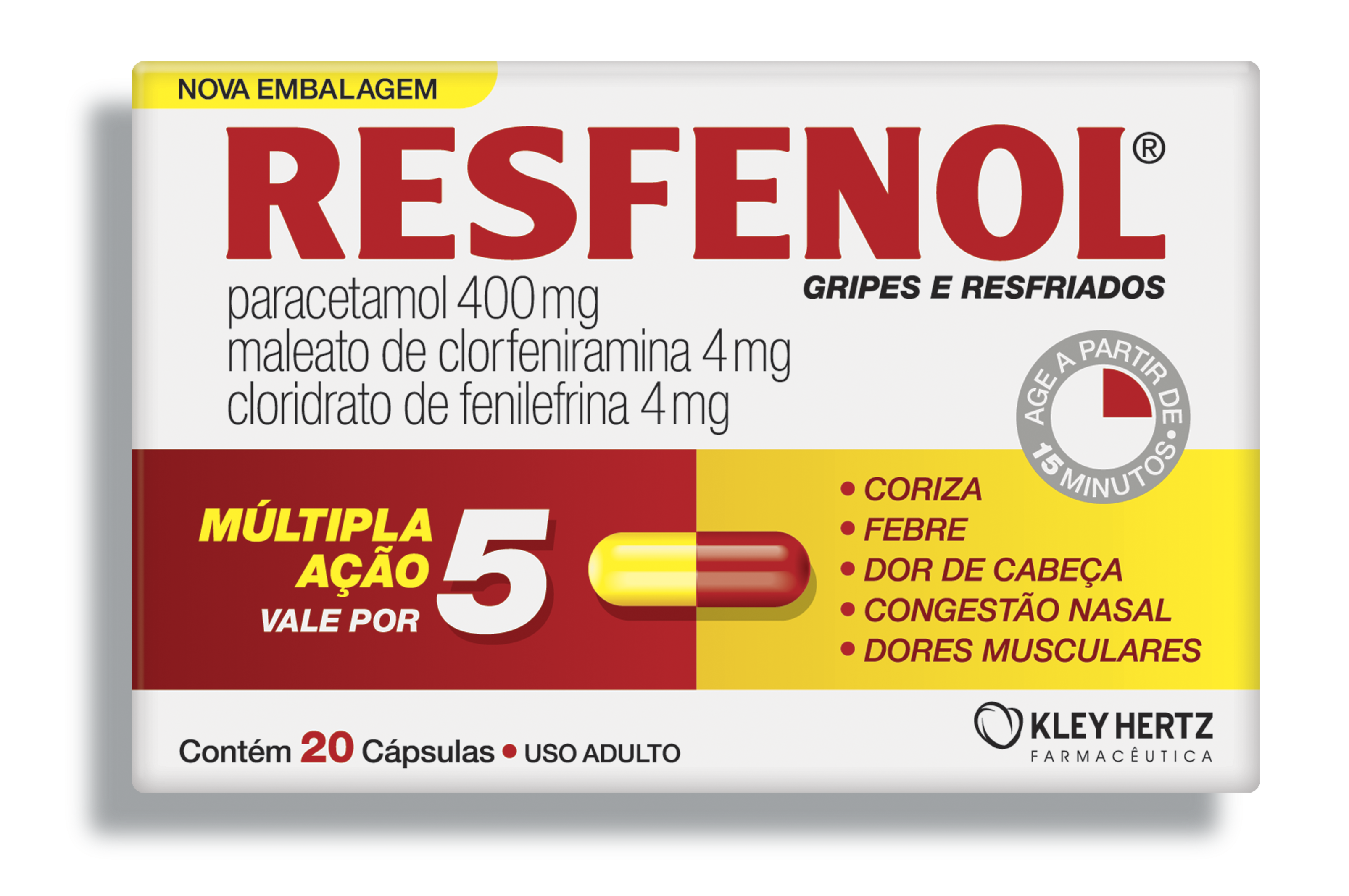 Resfenol 20 cápsulas