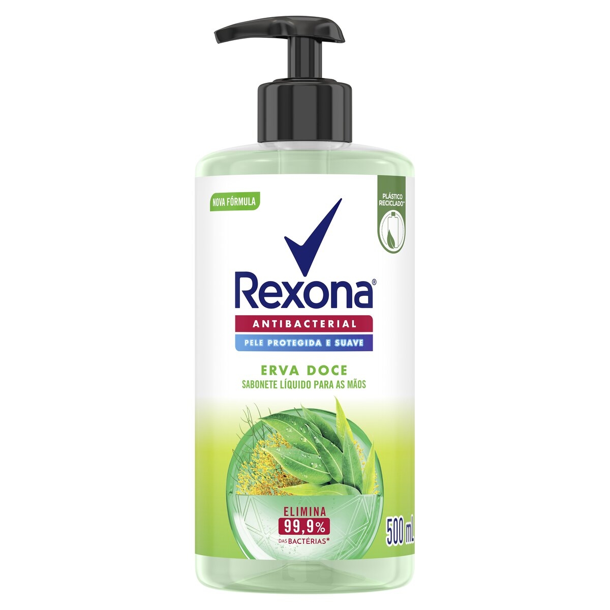 Sabonete Líquido para as Mãos Rexona Antibacterial Erva-Doce 500ml Menor preço em Sabonete Líquido para as Mãos Rexona Antibacterial Erva-Doce 500ml