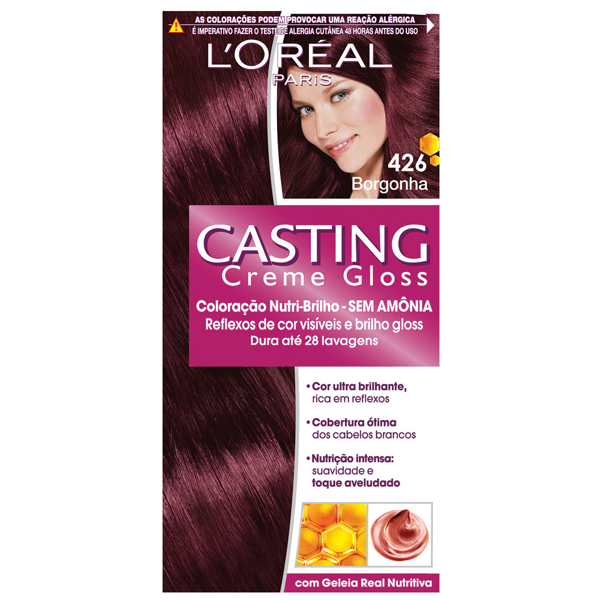 Coloração Permanente Casting Creme Gloss N° 426 Borgonha L'Oréal 1 Unidade