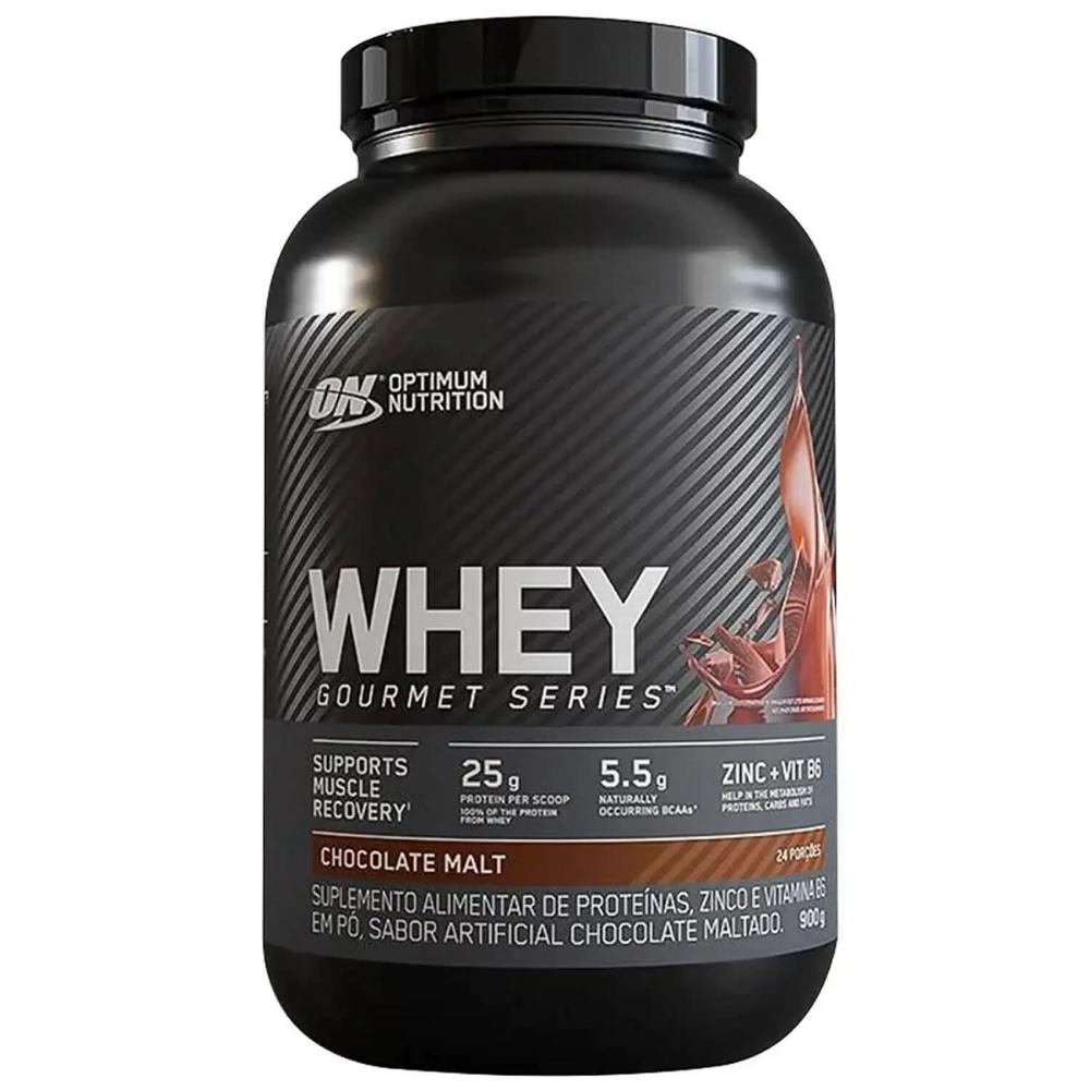 Whey Protein Gourmet Gold Optimum Nutrition Chocolate 900g Menor preço em Whey Protein Gourmet Gold Optimum Nutrition Chocolate 900g