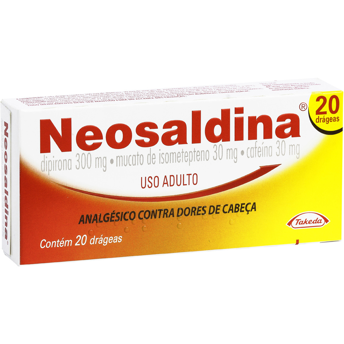 Neosaldina com 20 drágeas | Droga Raia