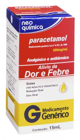 Paracetamol 200mg Neo Química com 15ml