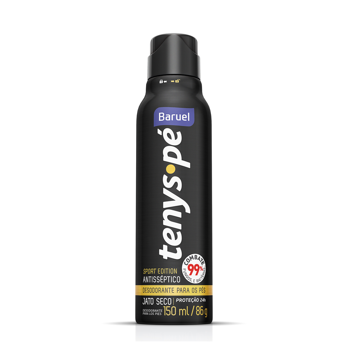 Desodorante para os pés Jato Seco Tenys Pé Sport Edition 150ml