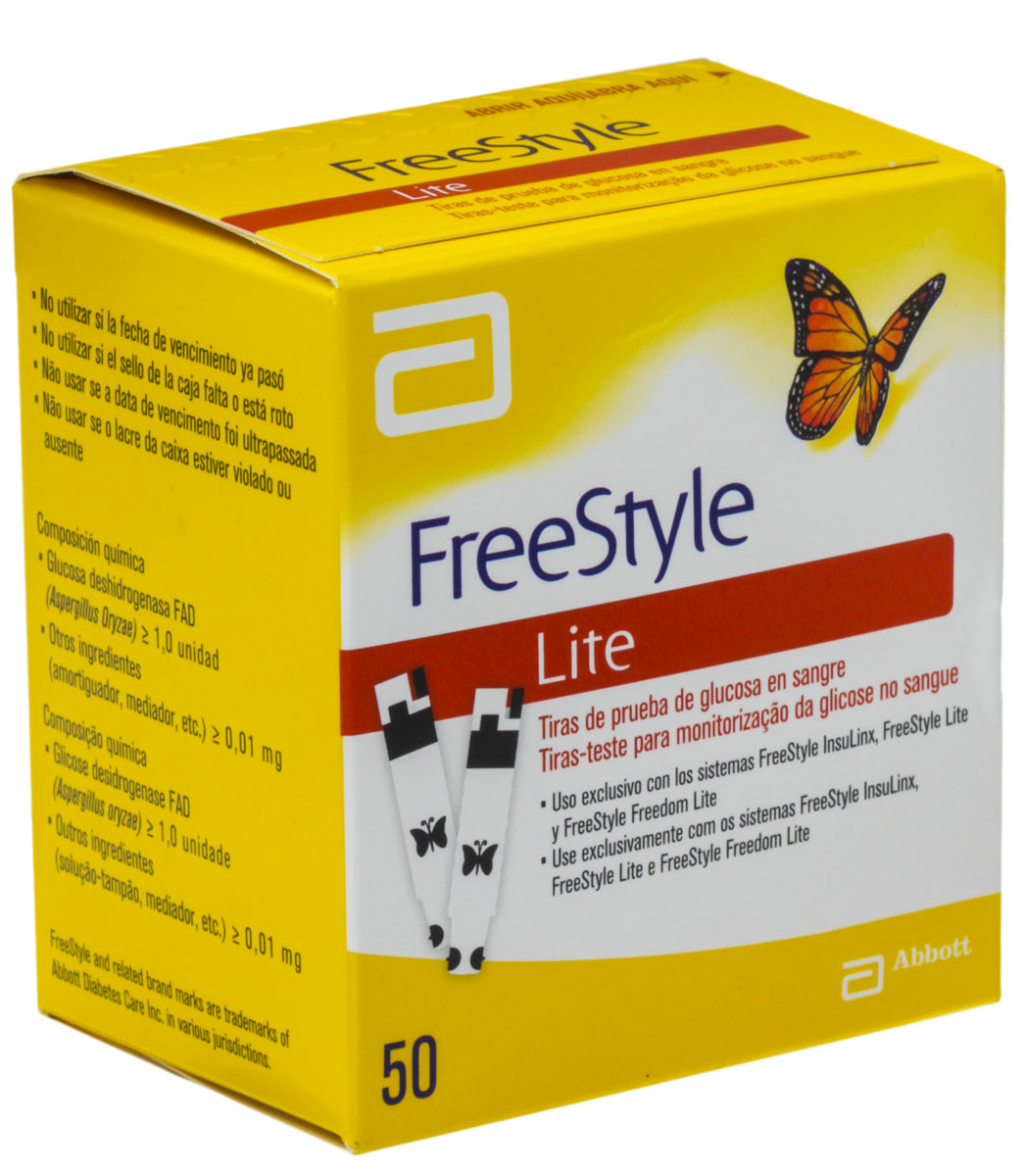 Tiras de Teste para Glicose Freestyle Lite 50 unidades Menor preço em Tiras de Teste para Glicose Freestyle Lite 50 unidades