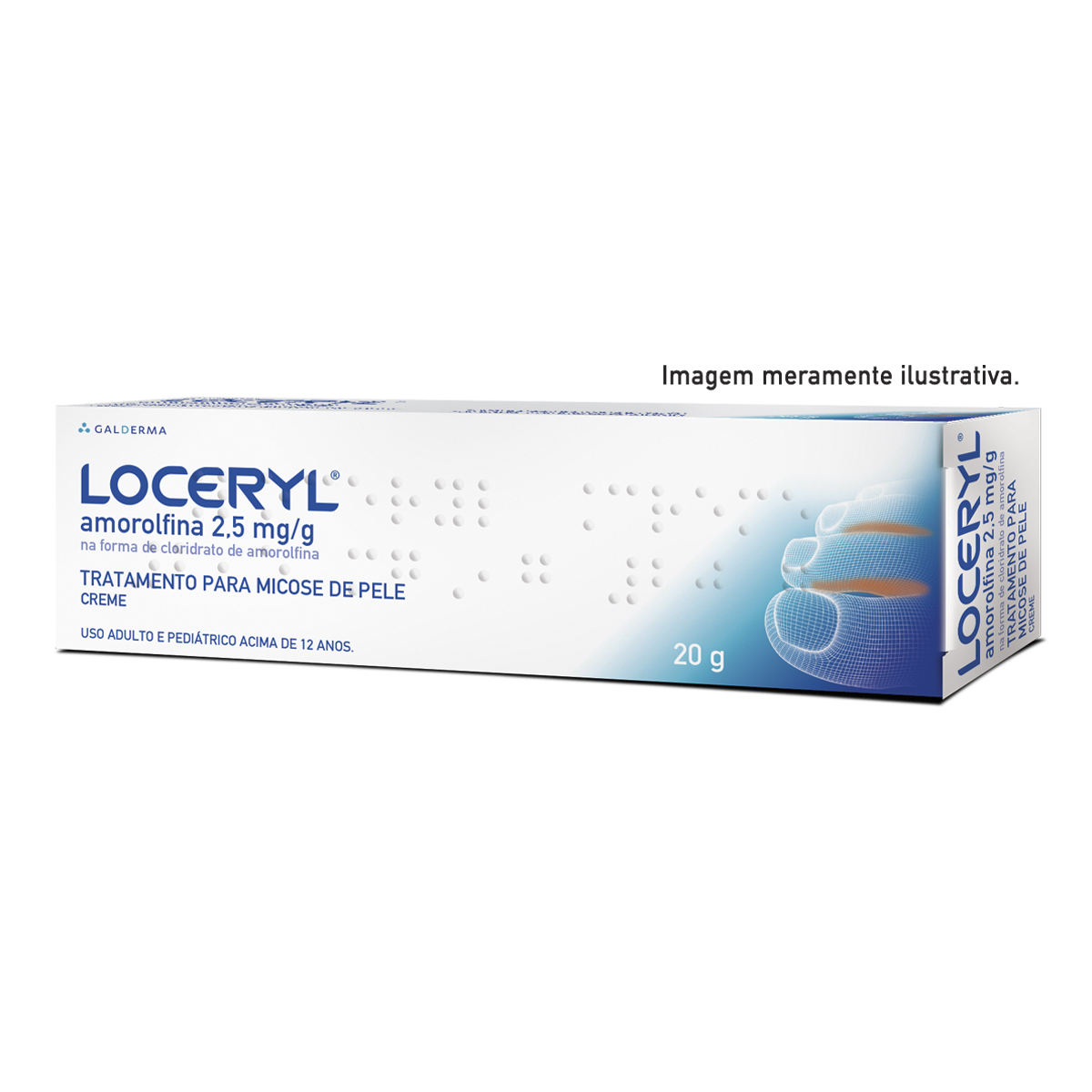 Loceryl 0,25% 20g Creme Galderma | Droga Raia