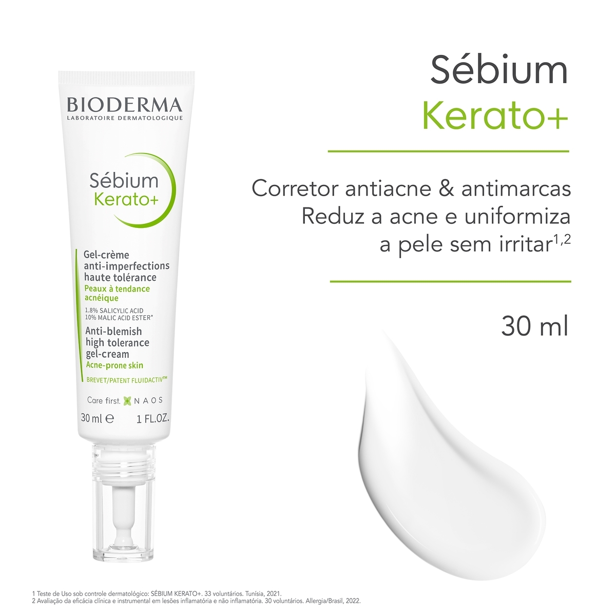 Sébium Kerato+ Bioderma Gel creme 30ml Menor preço em Sébium Kerato+ Bioderma Gel creme 30ml