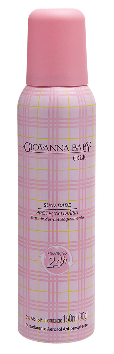 Desodorante Aerosol Giovanna Baby Classic 150ml