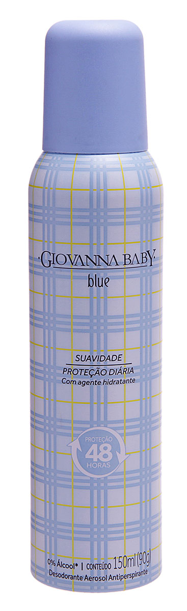 Desodorante Aerosol Giovanna Baby Blue 150ml