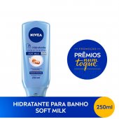 Hidratante Desodorante para Banho Nivea Soft Milk Manteiga de Karité com 250ml