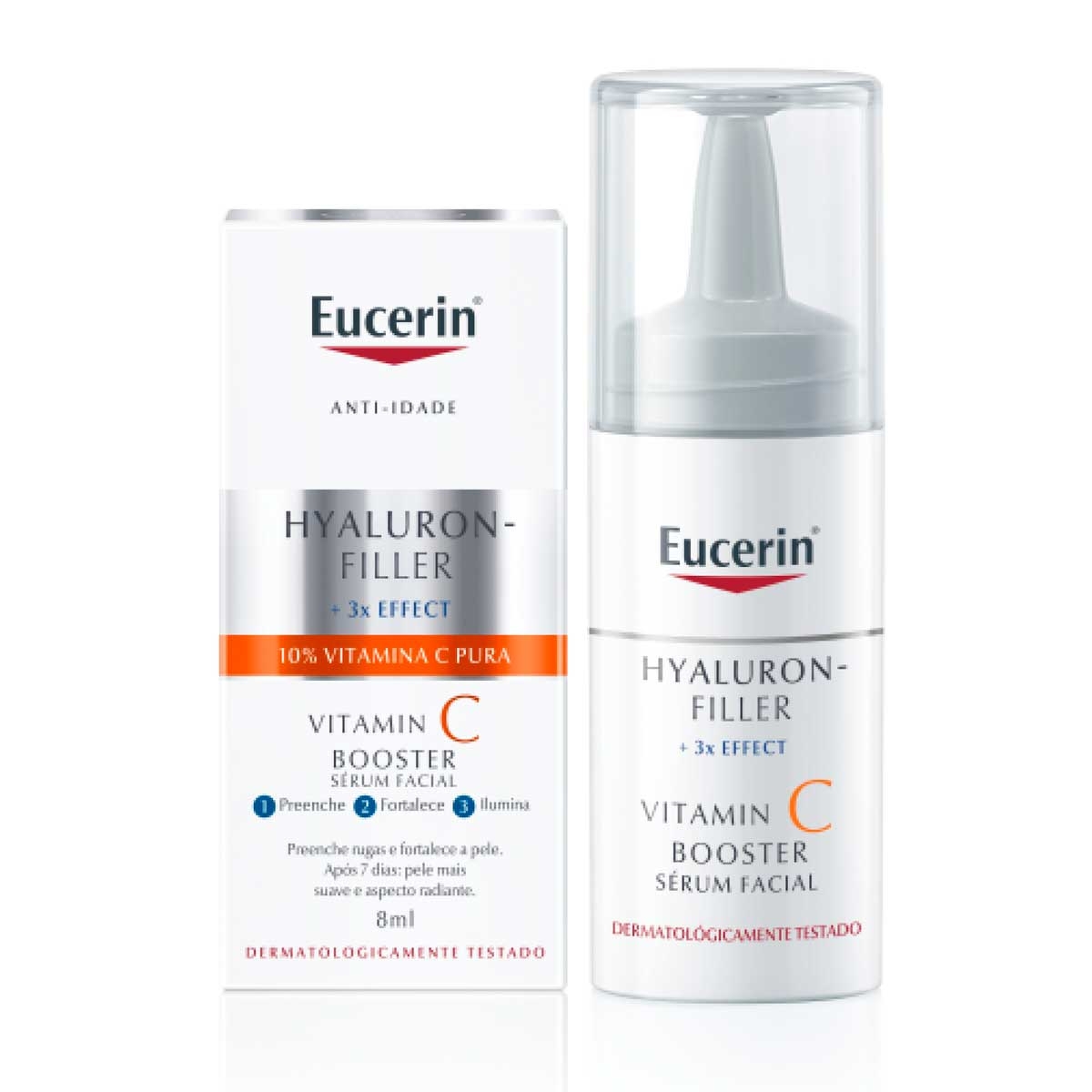 Sérum Facial Anti-Idade Eucerin Hyaluron-Filler Vitamina C com 8ml