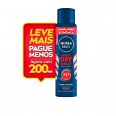 Desodorante Antitranspirante Aerosol Nivea Men Active Dry Impact Masculino 200ml
