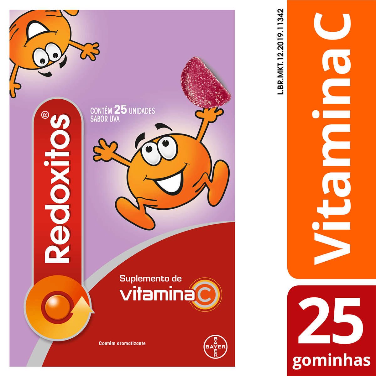 Vitamina C Redoxitos Uva 25 Gomas
