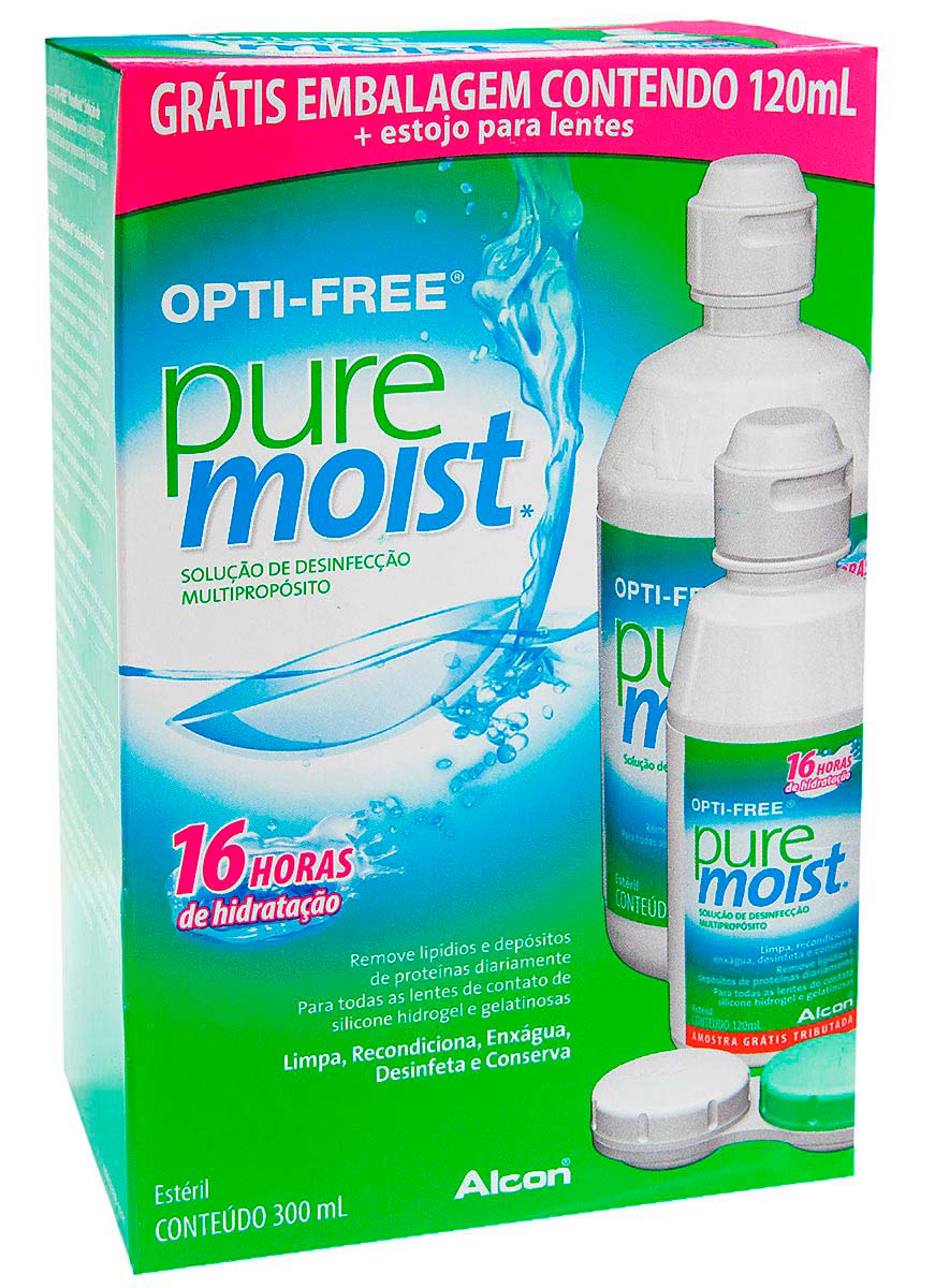 Kit Opti-Free Pure Moist Alcon 1 Unidade