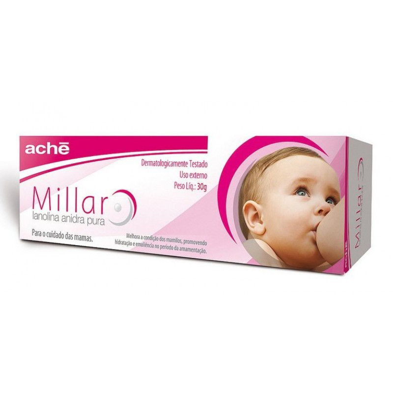Creme Hidratante para Seios Millar Pomada com 30g Menor preço em Creme Hidratante para Seios Millar Pomada com 30g