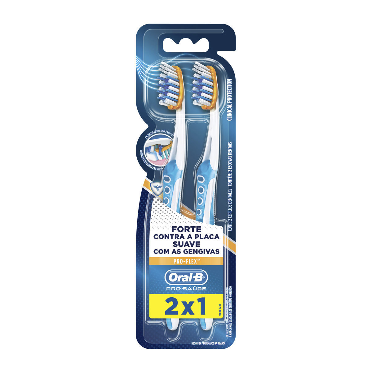 Escova Dental Oral B Pro-Saúde Pro-Flex 1 Unidade