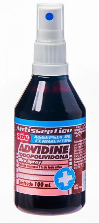 Advidine Iodopolvidona Antisséptico Spray com 100ml