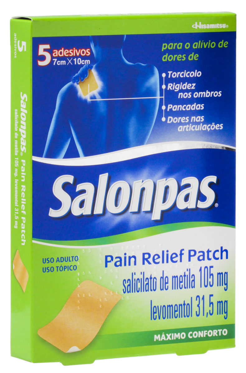 Salonpas Pain Relief Patch Hisamitsu 5 Adesivos