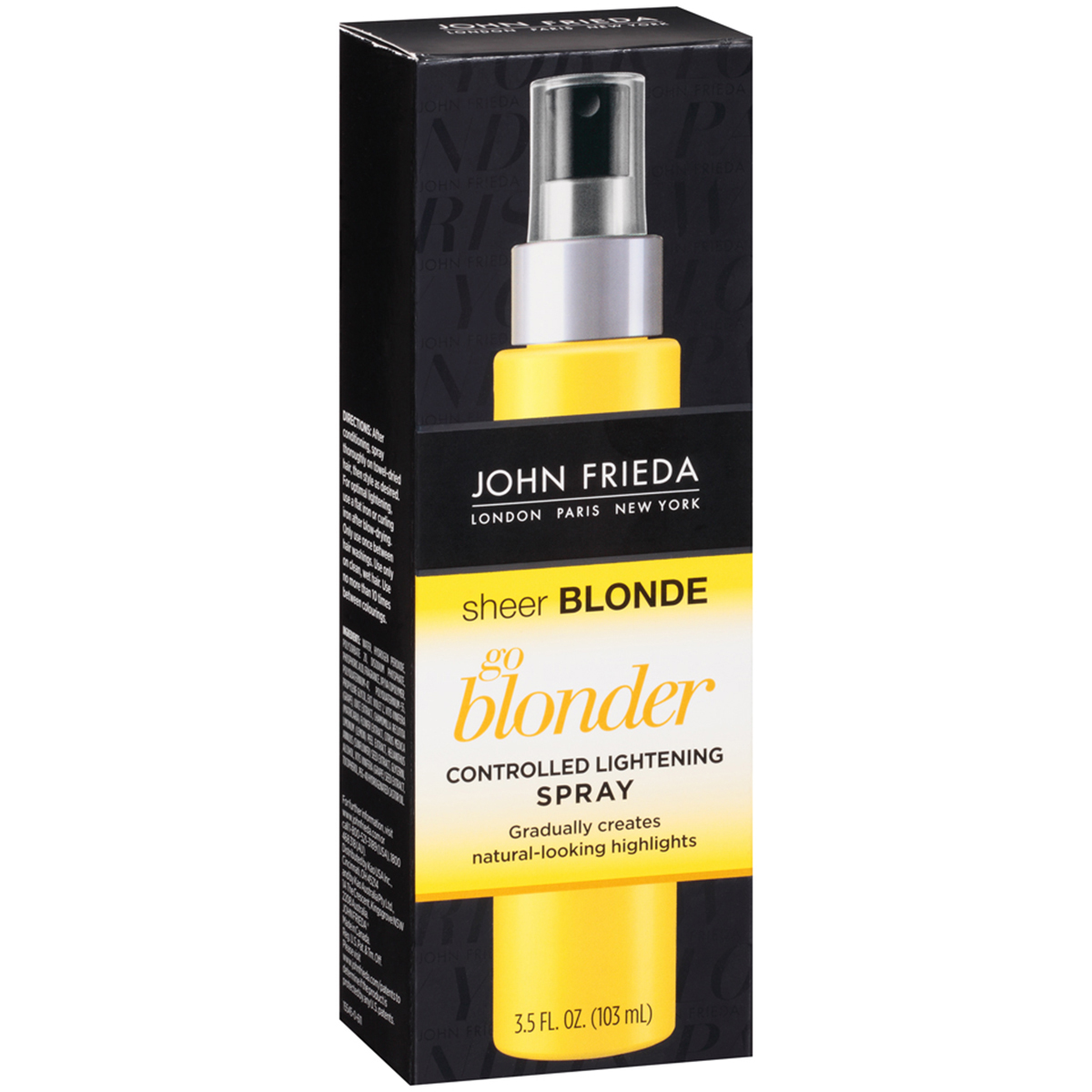 SPRAY PARA CABELOS LOIROS CLAREADOR JOHN FRIEDA SHEER BLONDE GO BLONDER COM 103ML