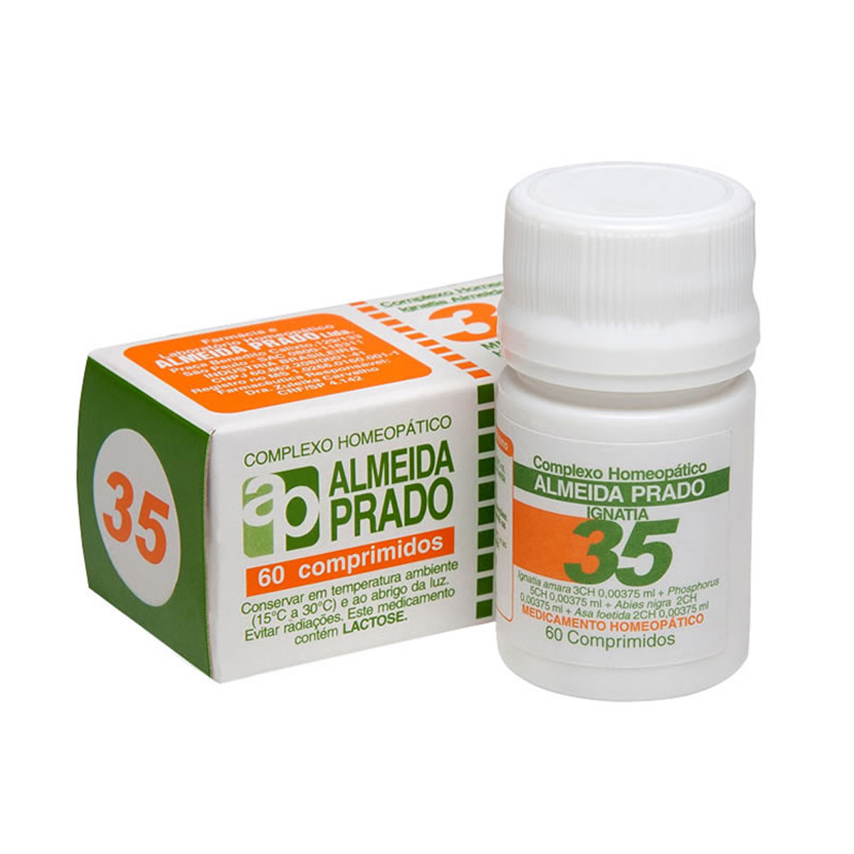 Complexo Homeopatico Ignatia Almeida Prado N 35 Com 60 Comprimidos Droga Raia