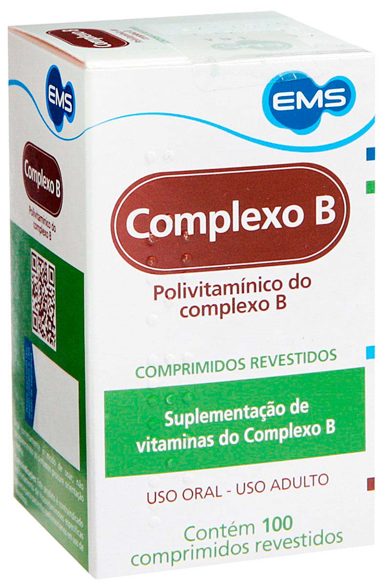 Vitamina Complexo B EMS 100 Comprimidos