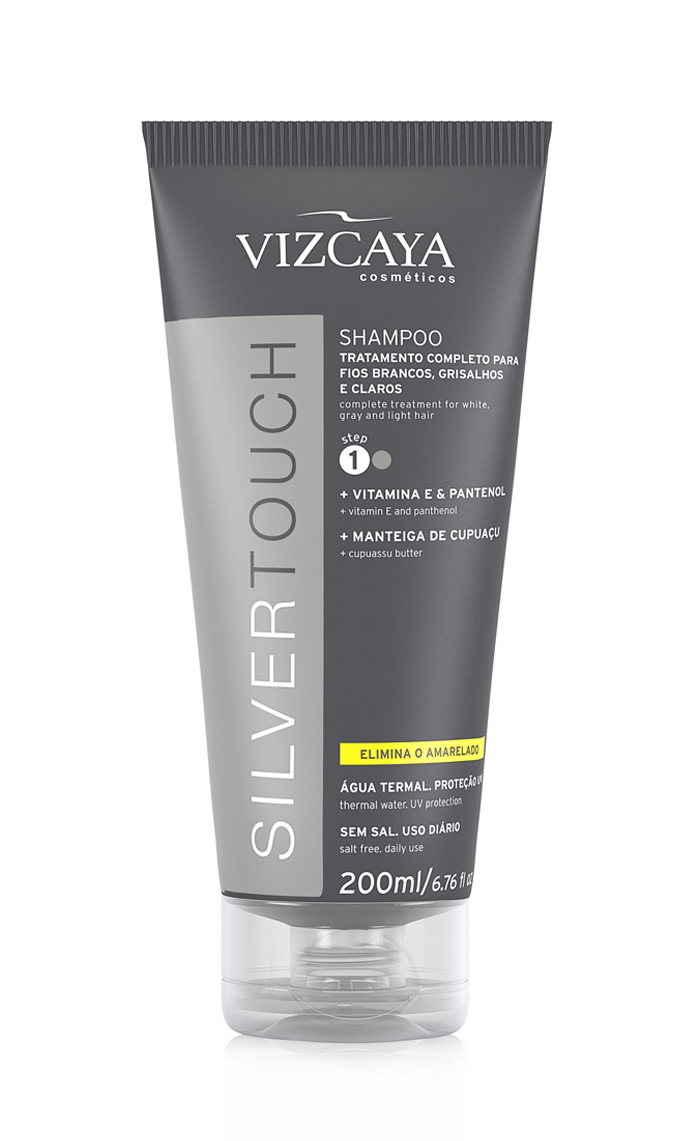 Shampoo Vizcaya Silver Touch com 200ml