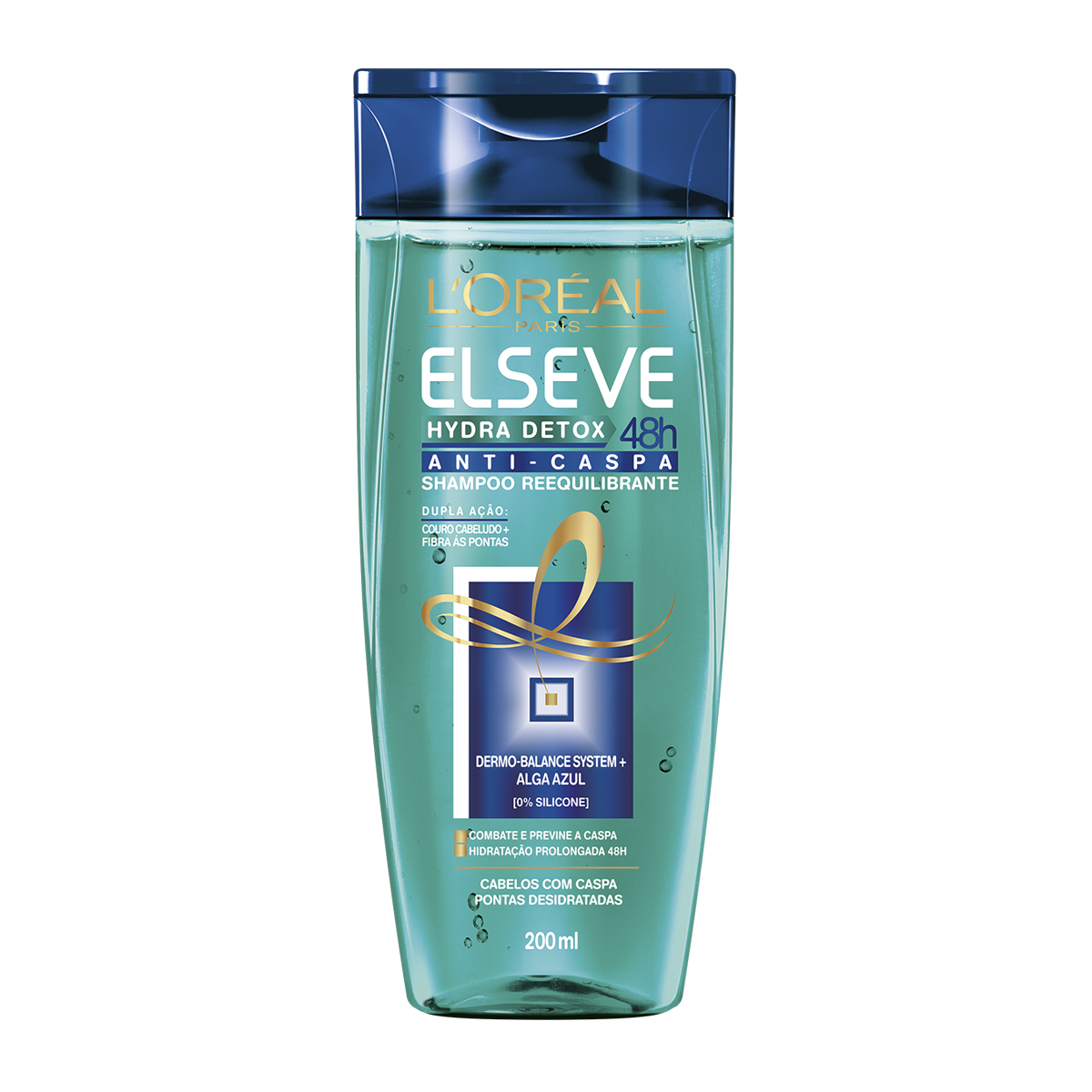 Shampoo Hydra Detox 48h Anti-Caspa Elseve 200ml