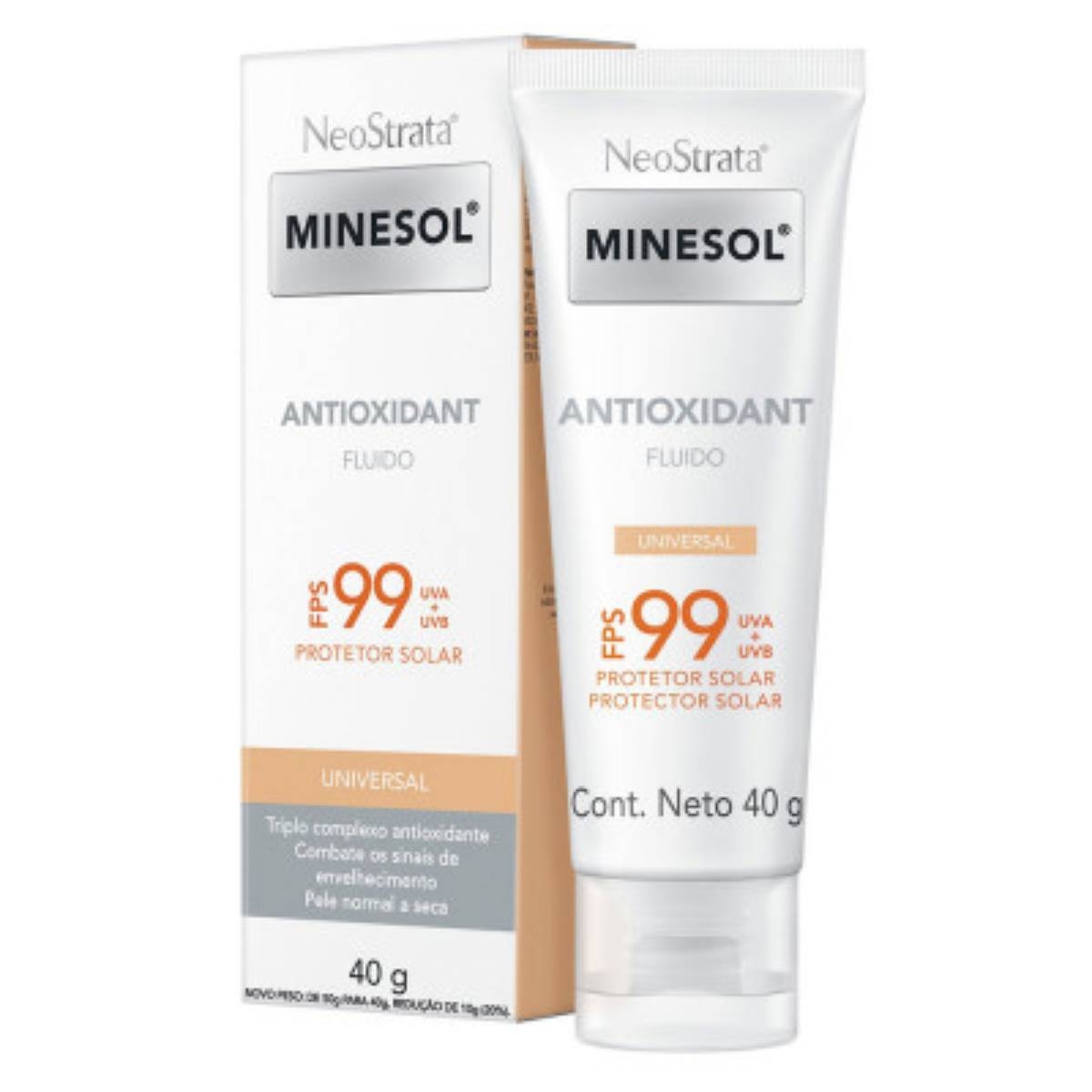 Protetor Solar Facial Neostrata Minesol Antioxidante Universal FPS99 40g