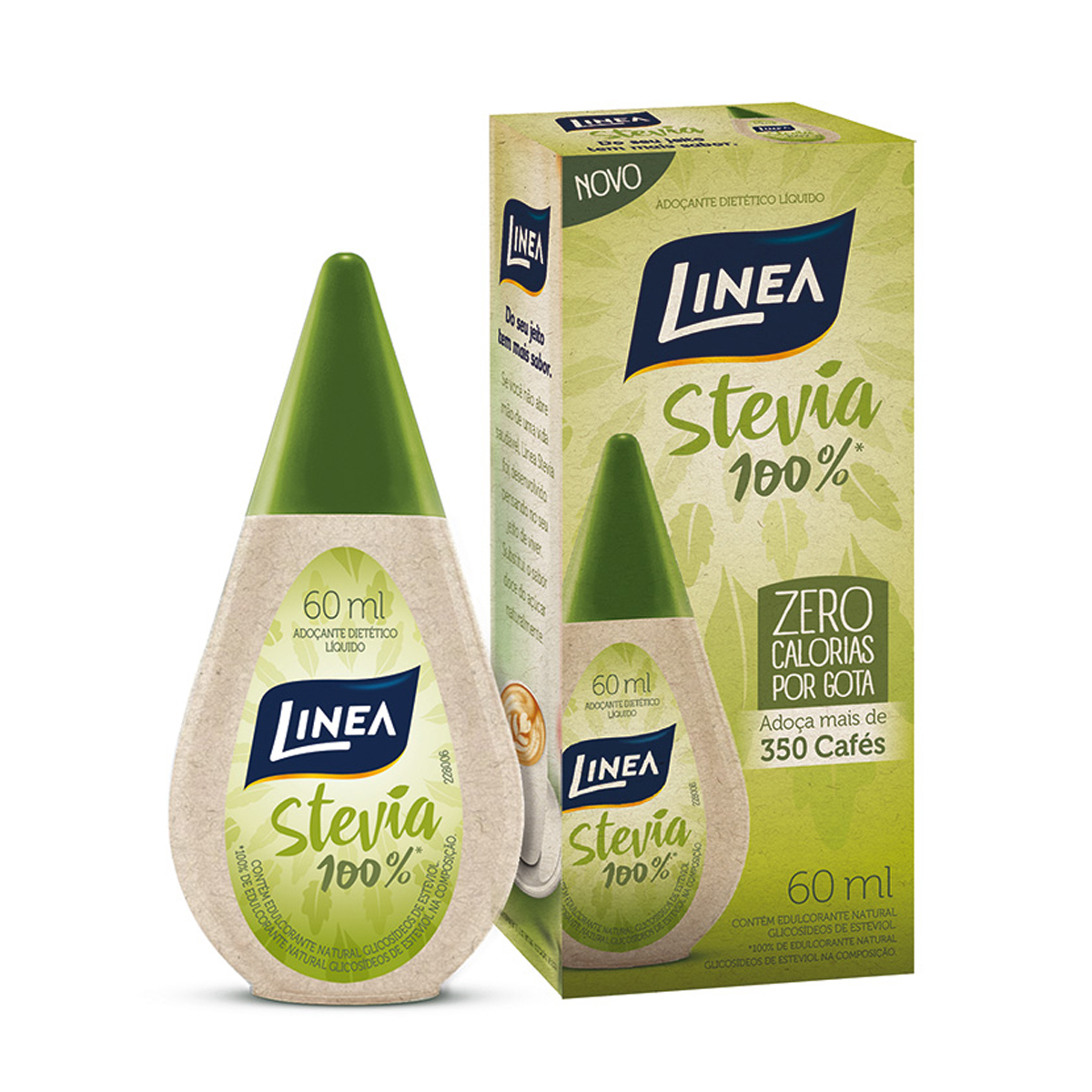 Adoçante Líquido Linea 100% Stevia 60ml