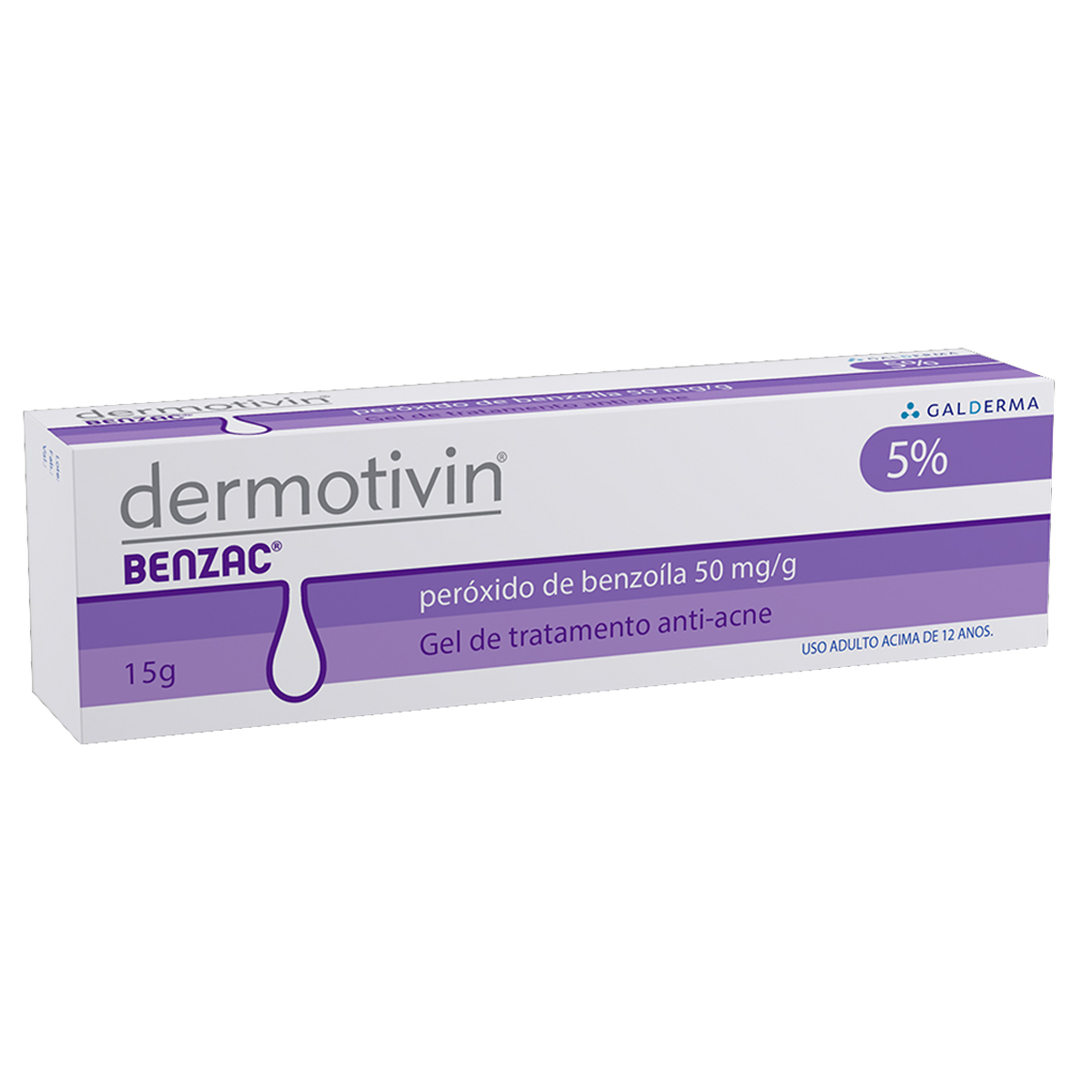 Gel de Tratamento Anti-Acne Dermotivin Benzac 15g