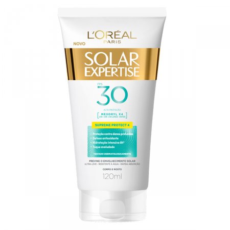 Protetor Solar L’Oréal Expertise Supreme Protect 4 FPS 30 com 120ml