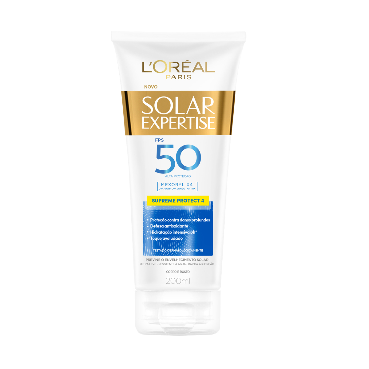 Protetor Solar Corporal L'Oréal Expertise Supreme Protect 4 FPS 50 com 200ml Menor preço em Protetor Solar Corporal L'Oréal Expertise Supreme Protect 4 FPS 50 com 200ml