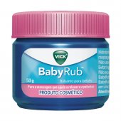 Vick BabyRub Pomada Calmante Infantil 50g