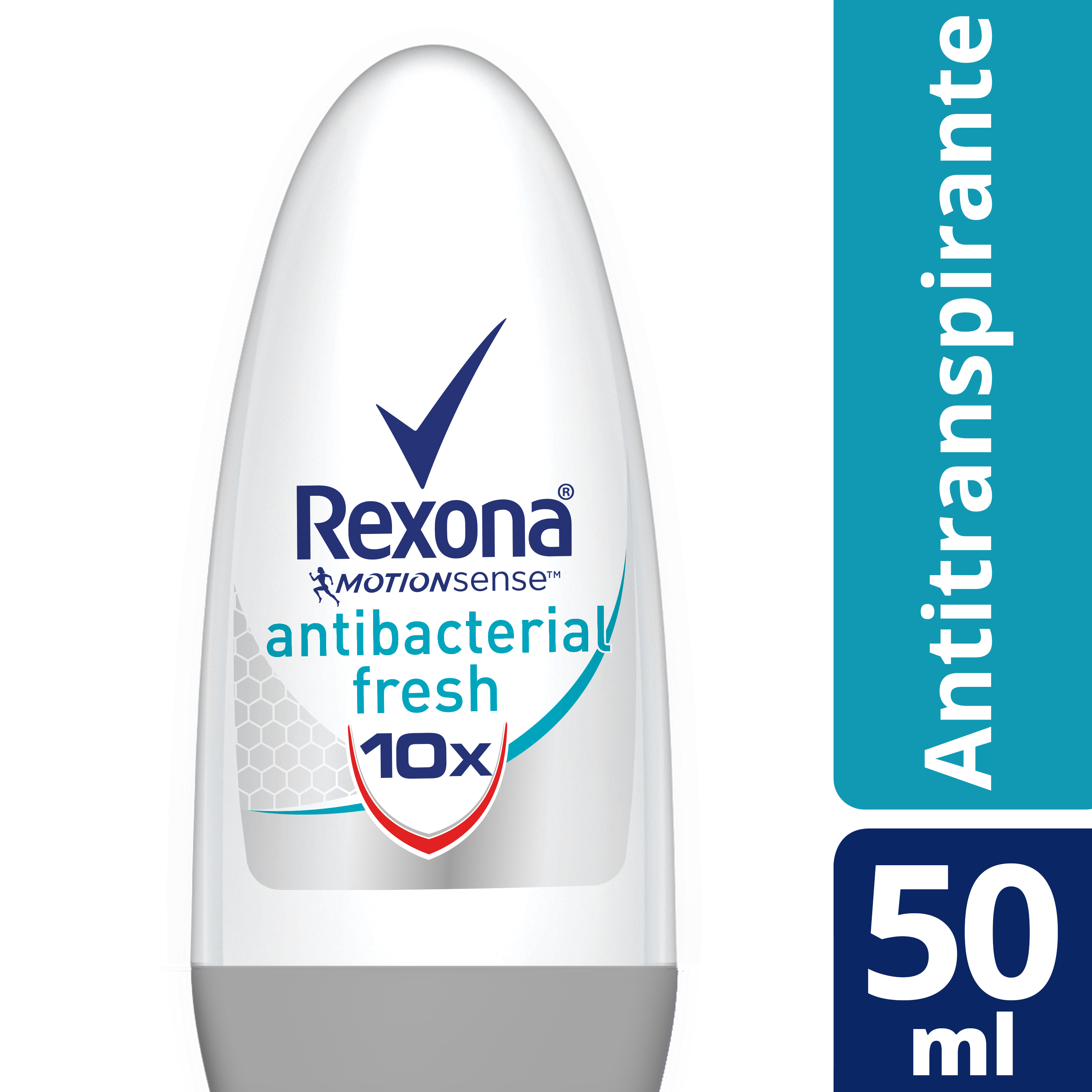 Desodorante Rexona Woman Roll-On Antibacterial Fresh 50ml