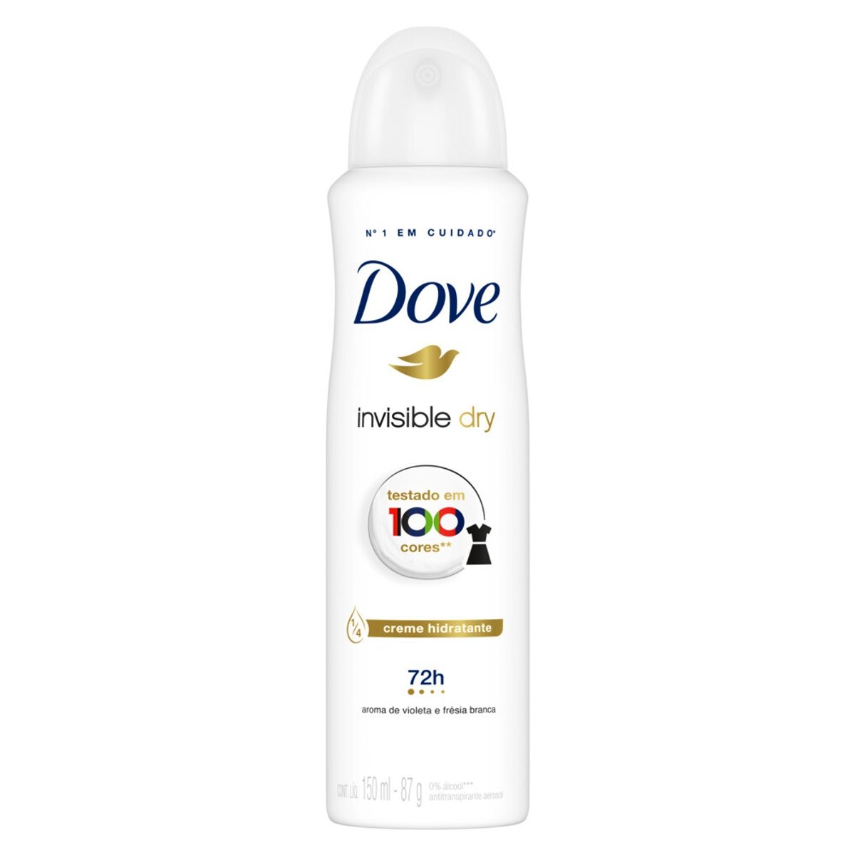Desodorante Dove Invisible Dry Aerossol Antitranspirante 150ml Menor preço em Desodorante Dove Invisible Dry Aerossol Antitranspirante 150ml