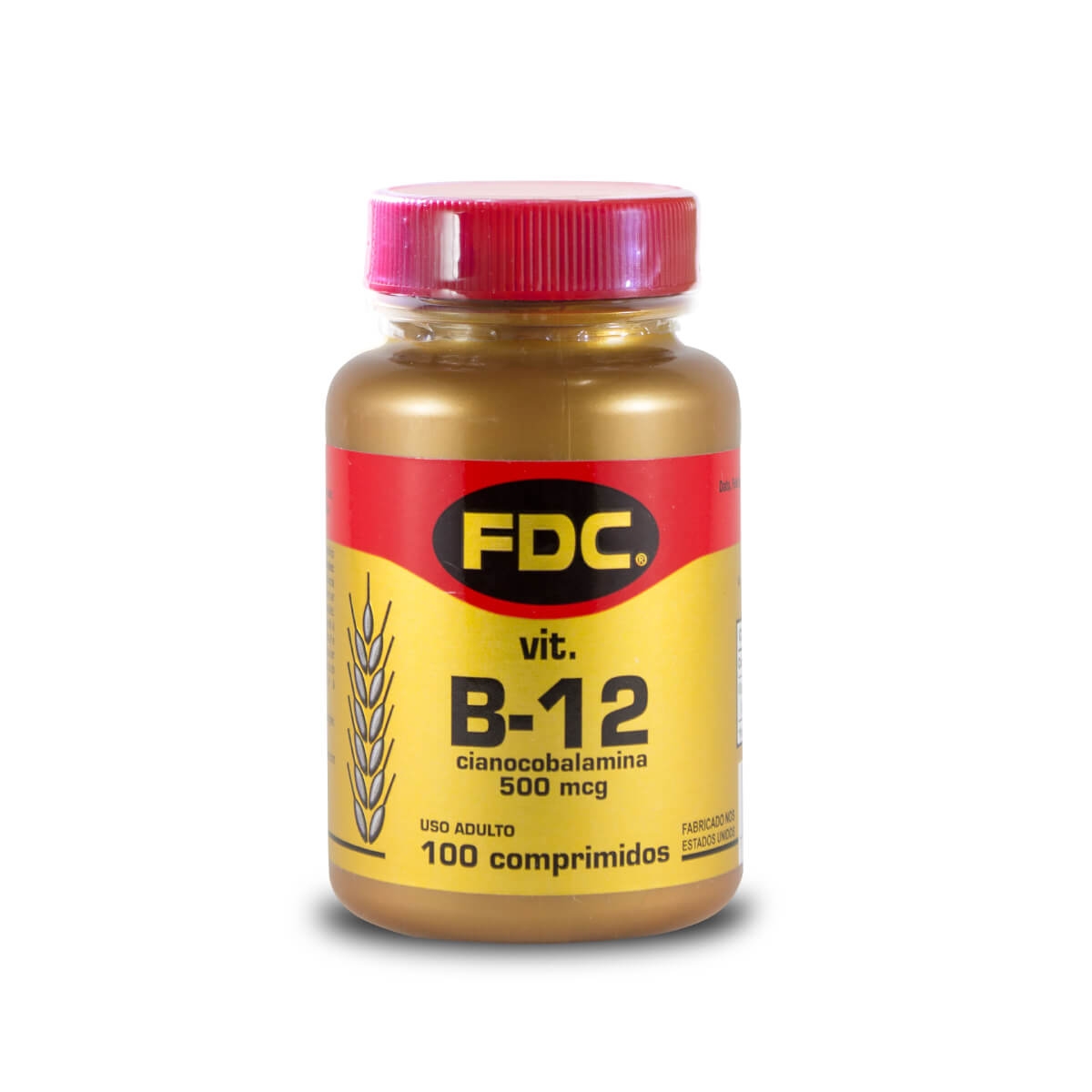 Vitamina B12 FDC 500mcg 100 comprimidos