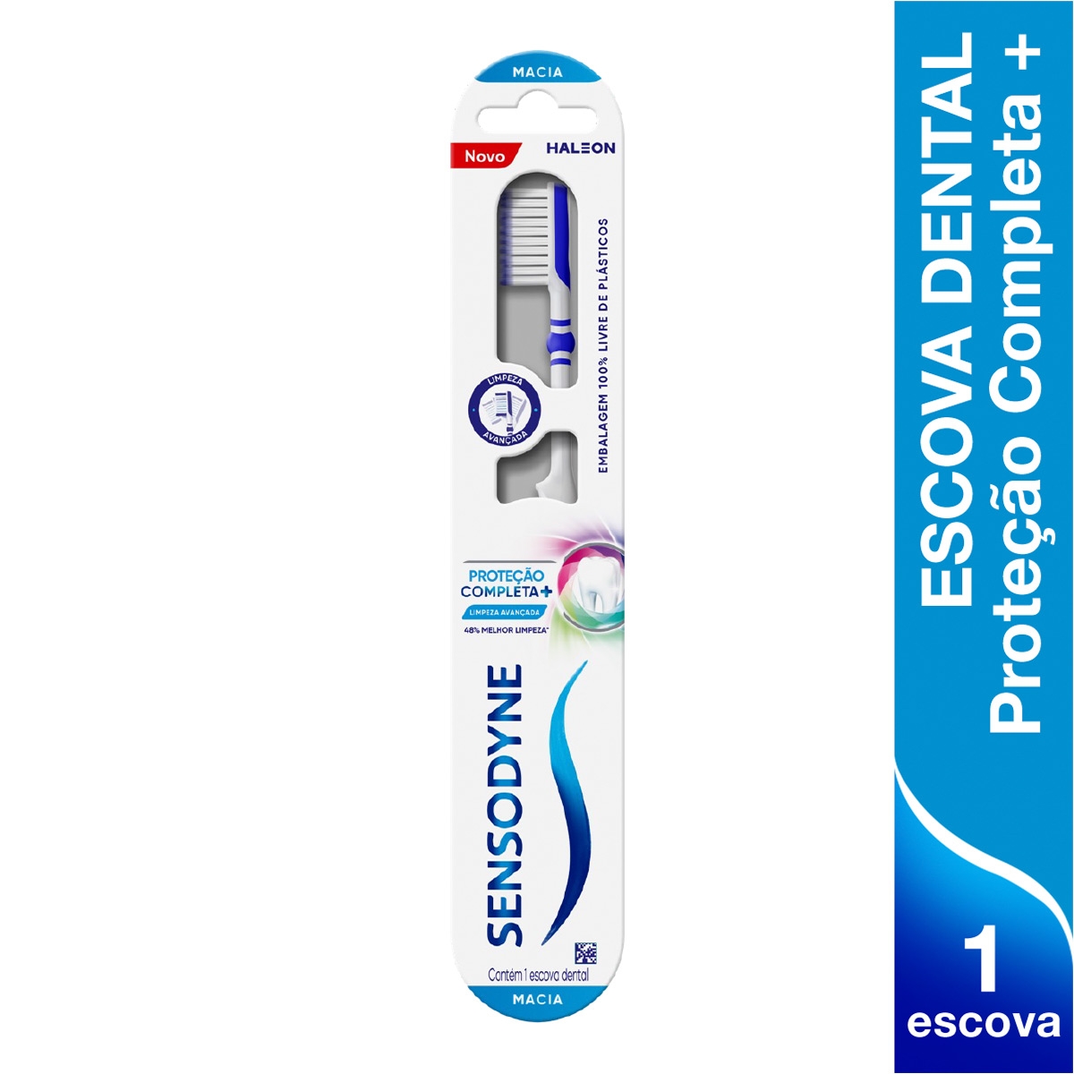 Escova de Dente Sensodyne Proteção Completa+ Macia 1 unidade
