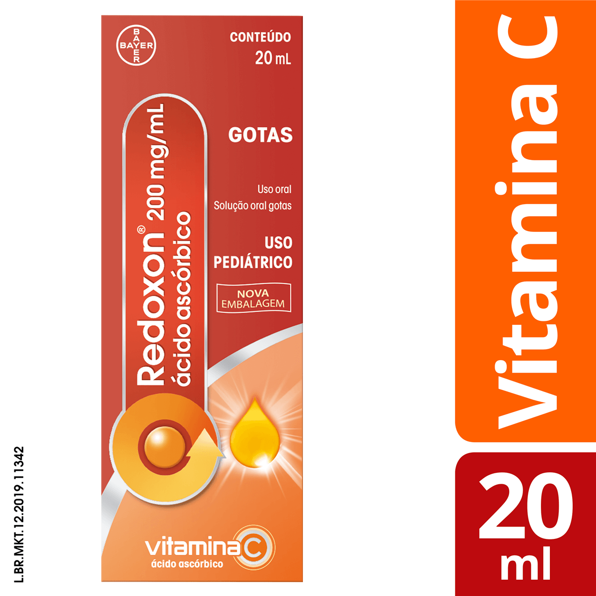 Vitamina C Redoxon 200mg/ml Gotas com 20ml