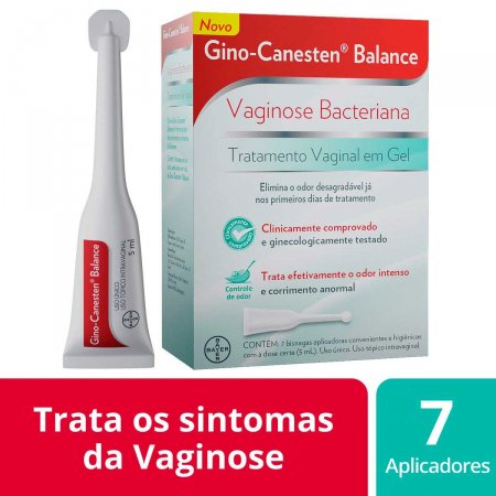 Gino Canesten Balance Gel Vaginal - 7 Unidades de 5ml cada