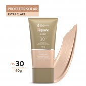 Protetor Solar Facial Episol Color Pele Extra Clara FPS 30 com 40g