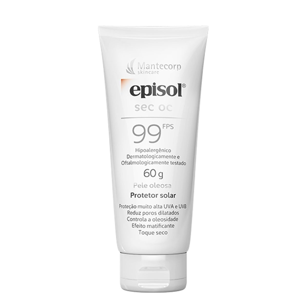 Protetor Solar Facial Episol Sec OC Pele Oleosa FPS 99 com 60g Menor preço em Protetor Solar Facial Episol Sec OC Pele Oleosa FPS 99 com 60g