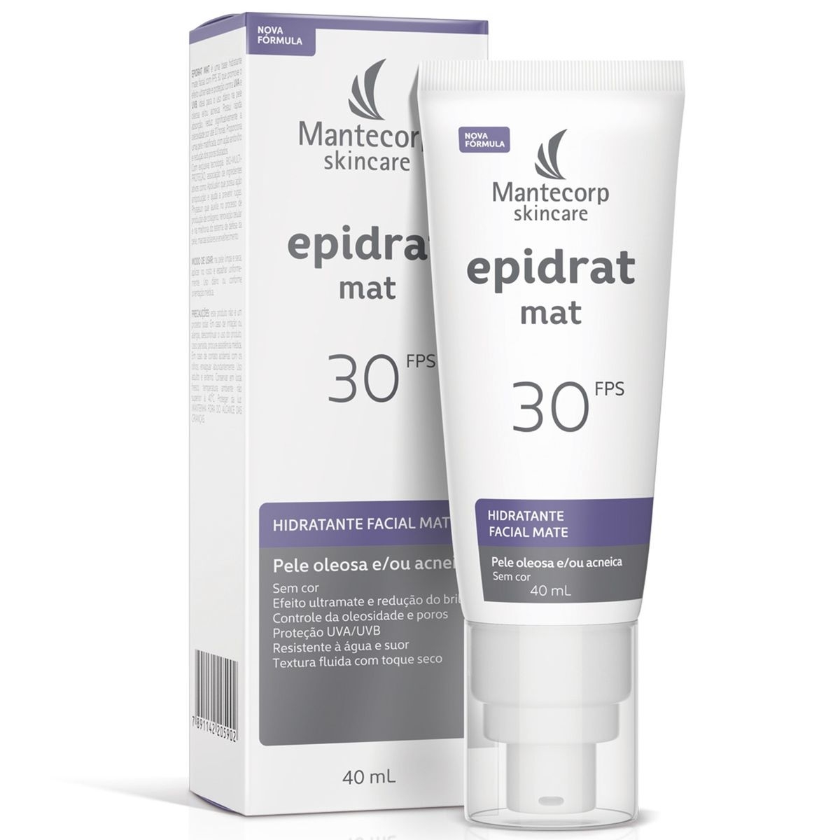 Hidratante Facial Mate Epidrat Mat Mantecorp Sem Cor FPS 30 com 40ml Menor preço em Hidratante Facial Mate Epidrat Mat Mantecorp Sem Cor FPS 30 com 40ml