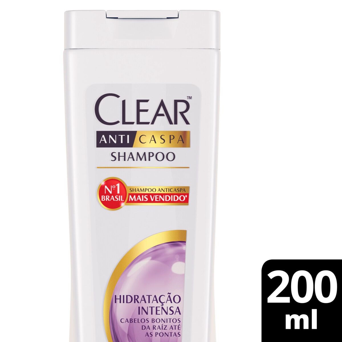 Shampoo Anticaspa Clear Women Hidratação Intensa com 200ml 200ml