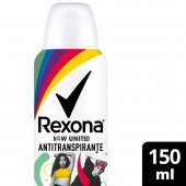 Desodorante Rexona Now United Aerosol Antitranspirante com 150ml