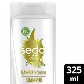 Shampoo Seda Recarga Natural Bambu + Biotina com 325ml