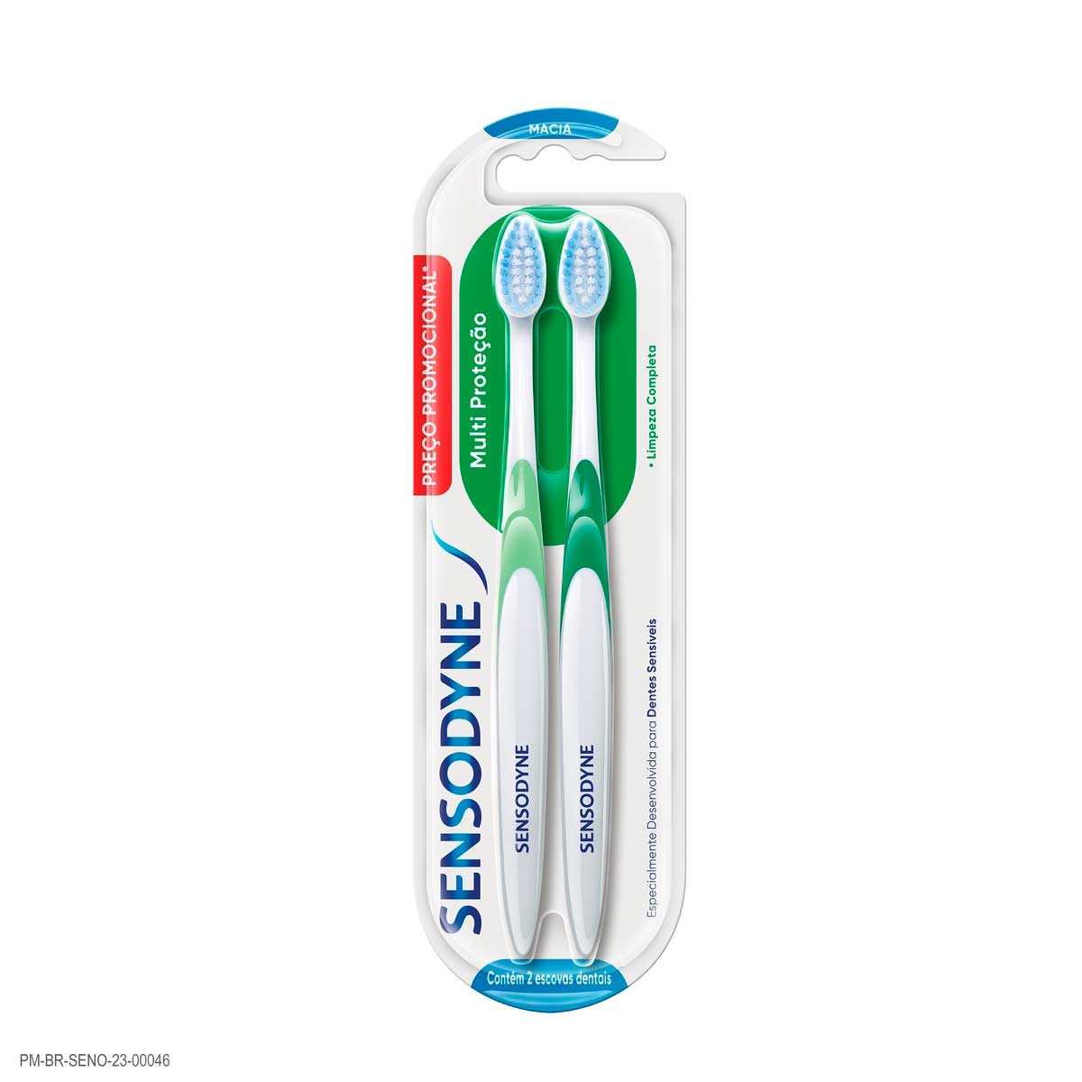Kit Escova de Dente Sensodyne Multi Proteção com 2 Unidades Menor preço em Kit Escova de Dente Sensodyne Multi Proteção com 2 Unidades