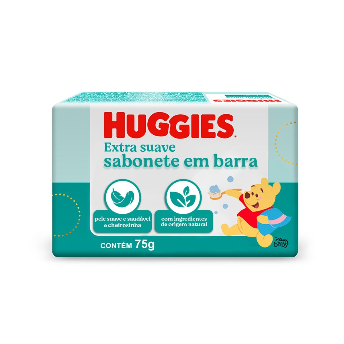 Sabonete em Barra Infantil Huggies Extra Suave com 75g 75g | Droga Raia