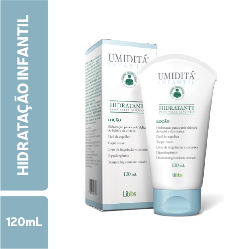 Loção Hidratante Umiditá Infantil com 120ml