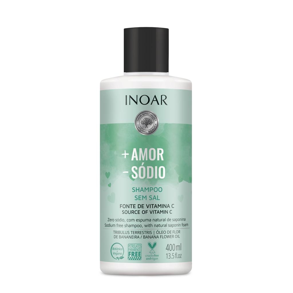 Shampoo Inoar + Amor - Sódio com 400ml 400ml